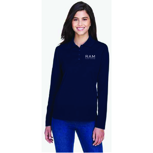 CORE365 Women's Pinnacle Performance Long Sleeve Piqué Polo - 78192
